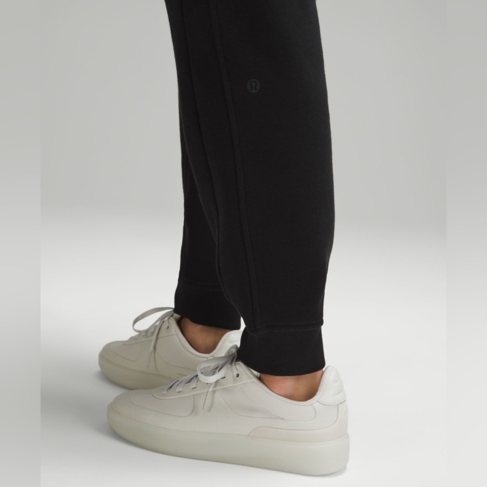 Lululemon Black Scuba High-Rise Joggers Cotton Activewear Gym Yoga Lounge Casual - Picture 4 of 13